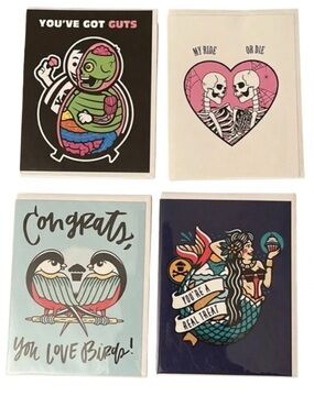 NWT Johnny Cupcakes Greeting Cards Set